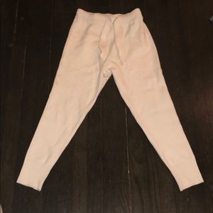 White Zara sweatpants